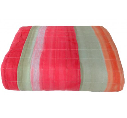 Mykonos Coral Bedspread